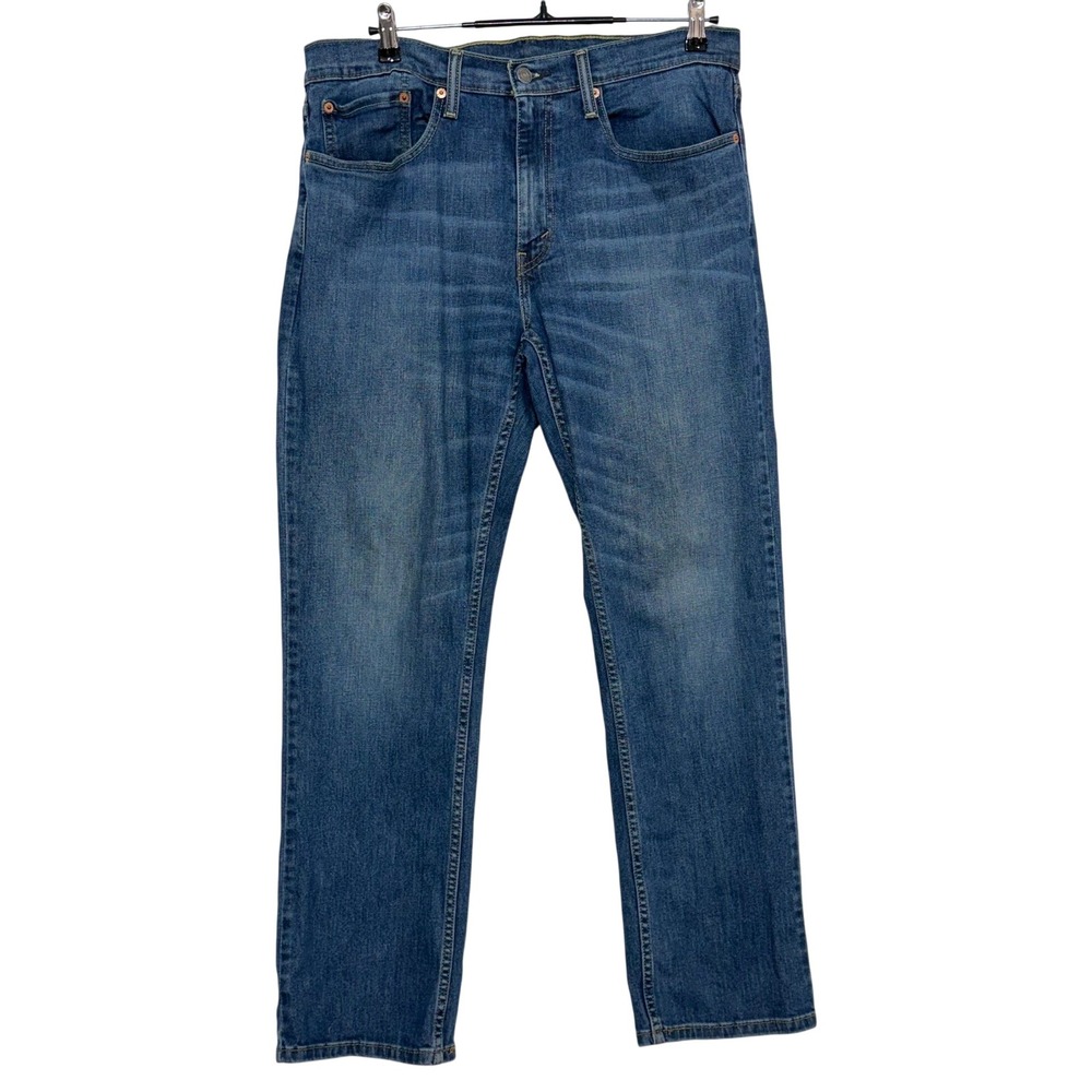 Levis 559 Jeans Mens Measures 34X31 Tag 34X32 Blue Relaxed Straight Stretch Work
